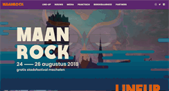 Desktop Screenshot of maanrock.be